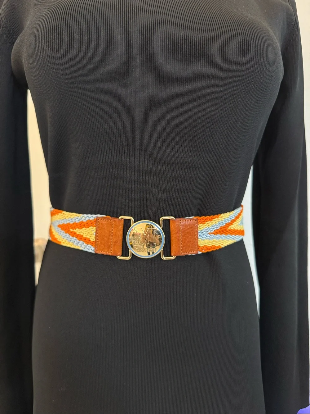 Missoni elastic stretch belt